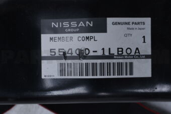 Nissan 554001LB0A MEMBER COMPL-REAR SUSPENSION