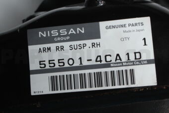 Nissan 555014CA1D ARM ASSY-REAR SUSPENSION,RH(ADOPTION YYMM=1709)