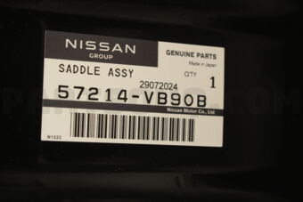 Nissan 57214VB90B SADDLE ASSY-SPARE TIRE MOUNTING