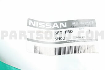Nissan 620223SH0J BUMPER SET FRONT