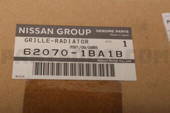 Nissan 620701BA1B GRILLE ASSY-FRONT