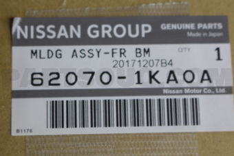 Nissan 620701KA0A GRILLE ASSY-FRONT BUMPER