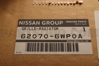 Nissan 620706WP0A GRILLE-RADIATOR