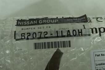 Nissan 620721LA0H MOULDING-FRONT BUMPER