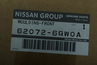 Nissan 620726GW0A MOULDING FR