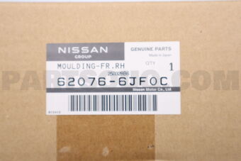 Nissan 620766JF0C MOULDING FR BUMPER