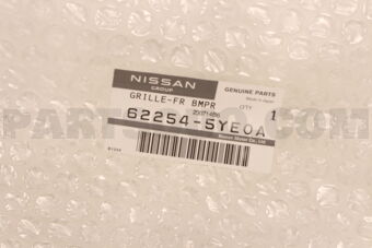 Nissan 622545YE0A GRILLE-FR BMPR