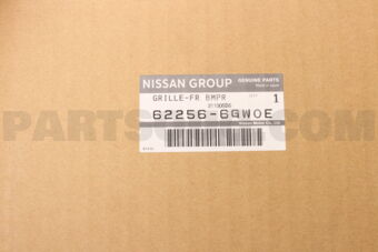 Nissan 622566GW0E GRILL FR BMPR
