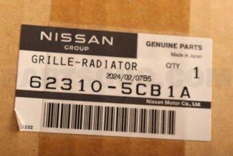 Nissan 623105CB1A GRILLE RADIATOR