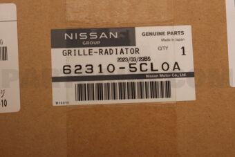 Nissan 623105CL0A GRILLE RADIATOR