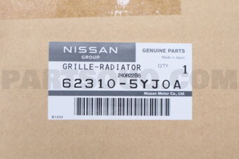 Nissan 623105YJ0A GRILLE-RADIATOR