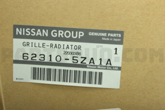 Nissan 623105ZA1A GRILLE RADIATOR