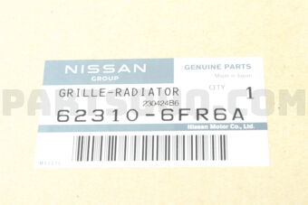 Nissan 623106FR6A GRILLE-RADIATOR