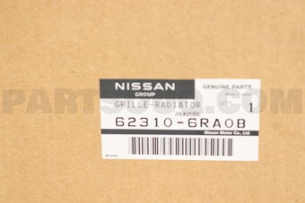 Nissan 623106RA0B GRILLE-RADIATOR