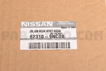 Nissan 623109NC0B GRILLE ASSY-FRONT