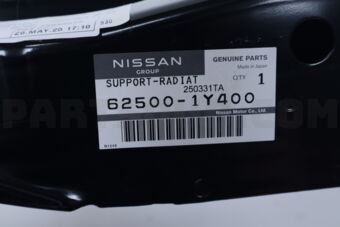 Nissan 625001Y400 SUPPORT ASSY-RADIATOR CORE