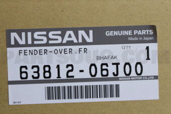 Nissan 6381206J00 FENDER-OVER,FRONT RH