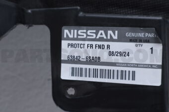 Nissan 638426SA0B PROTECTOR-FR,RH