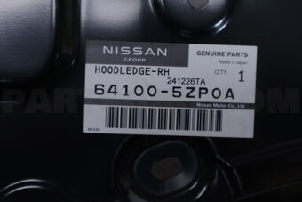 Nissan 641005ZP0A HOODLEDGE RH