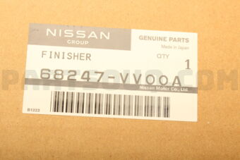 Nissan 68247VV00A FINISHER-CLUSTER LID