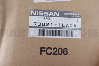 Nissan 738211LA0A FINISHER ASSY-ROOF SIDE,LH