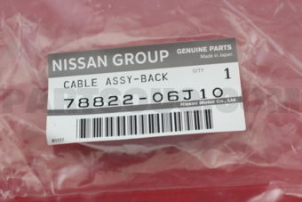Nissan 7882206J10 CABLE ASSY-GAS FILLER OPENER