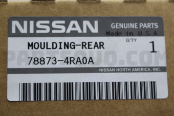 Nissan 788734RA0A MOULDING REAR FENDER,LH