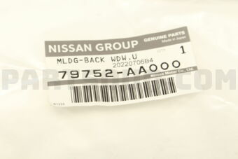Nissan 79752AA000 MLDG-BACK WDW,U