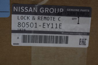 Nissan 80501EY11E LOCK & REMOTE C