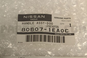Nissan 806071EA0C HANDLE ASSY-FRONT DOOR OUTSIDE,LH