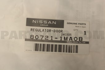 Nissan 807211MA0B REGULATOR DOOR
