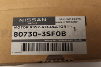 Nissan 807303SF0B MOTOR ASSY-REGULATOR,LH