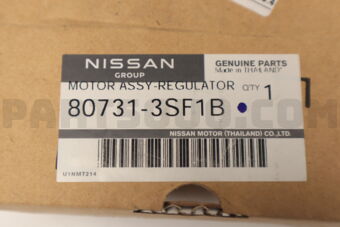 Nissan 807313SF1B MOTOR ASSY-REGULATOR,LH