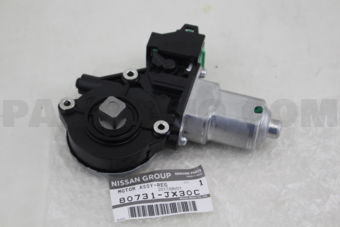 Nissan 80731JX30C MOTOR ASSY-REGULATOR,LH