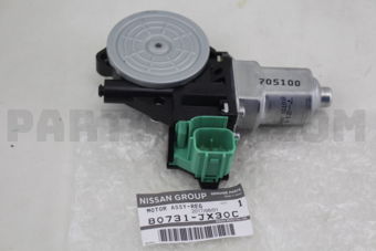 Nissan 80731JX30C MOTOR ASSY-REGULATOR,LH