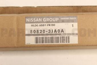 Nissan 808203JA0A MOULDING ASSY-FRONT DOOR OUTSIDE,RH
