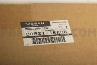 Nissan 808211EA0B MOULDING ASSY-FRONT DOOR OUTSIDE,LH