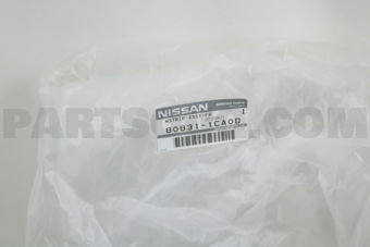 Nissan 808311CA0D WEATHERSTRIP-FRT DOOR LH