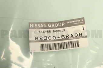 Nissan 823006RA0B GLASS ASSY-REAR DOOR WINDOW,RH