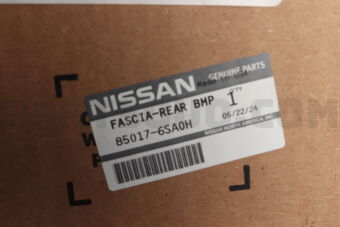 Nissan 850176SA0H BUMPER-REAR LH