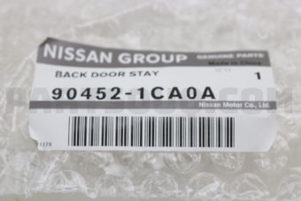 Nissan 904521CA0A STAY ASSY-BACK DOOR,RH