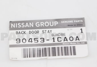 Nissan 904531CA0A STAY ASSY-BACK DOOR,LH