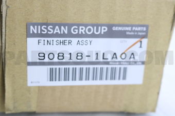 Nissan 908181LA0A FINISHER ASSY-BACK DOOR,CENTER