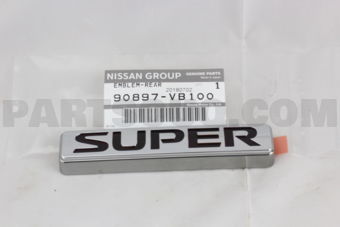 Nissan 90897VB100 EMBLEM-REAR