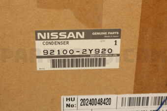 Nissan 921002Y920 COND & LIQUID