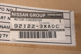 Nissan 921223XA0C MOTOR-CONDENSER