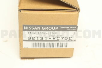 Nissan 92131VC70C TANK ASSY-LIQUID