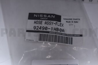 Nissan 924901HB0A HOSE-FLEXIBLE,HIGH