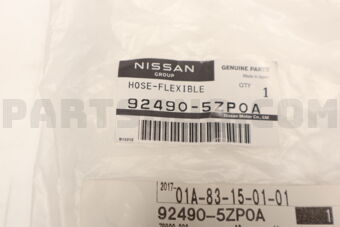 Nissan 924905ZP0A HOSE FLEXIBLE