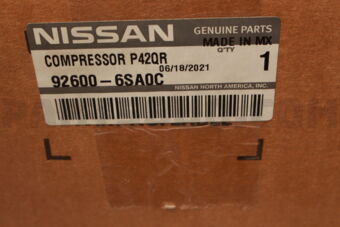 Nissan 926006SA0C COMPRESSOR-COOL